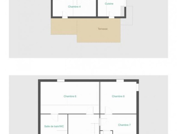 Gîte Monet - Plan du gîte