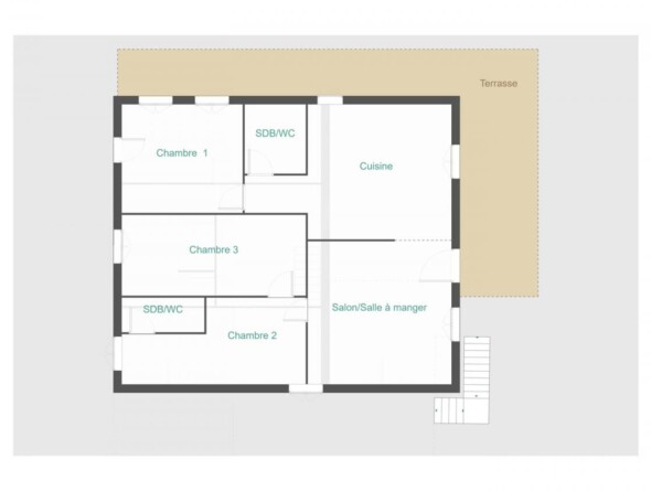 Gîte Picasso - Plan du gîte